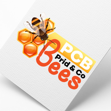 Prid & Co Bees logo designed by Kdee Designs